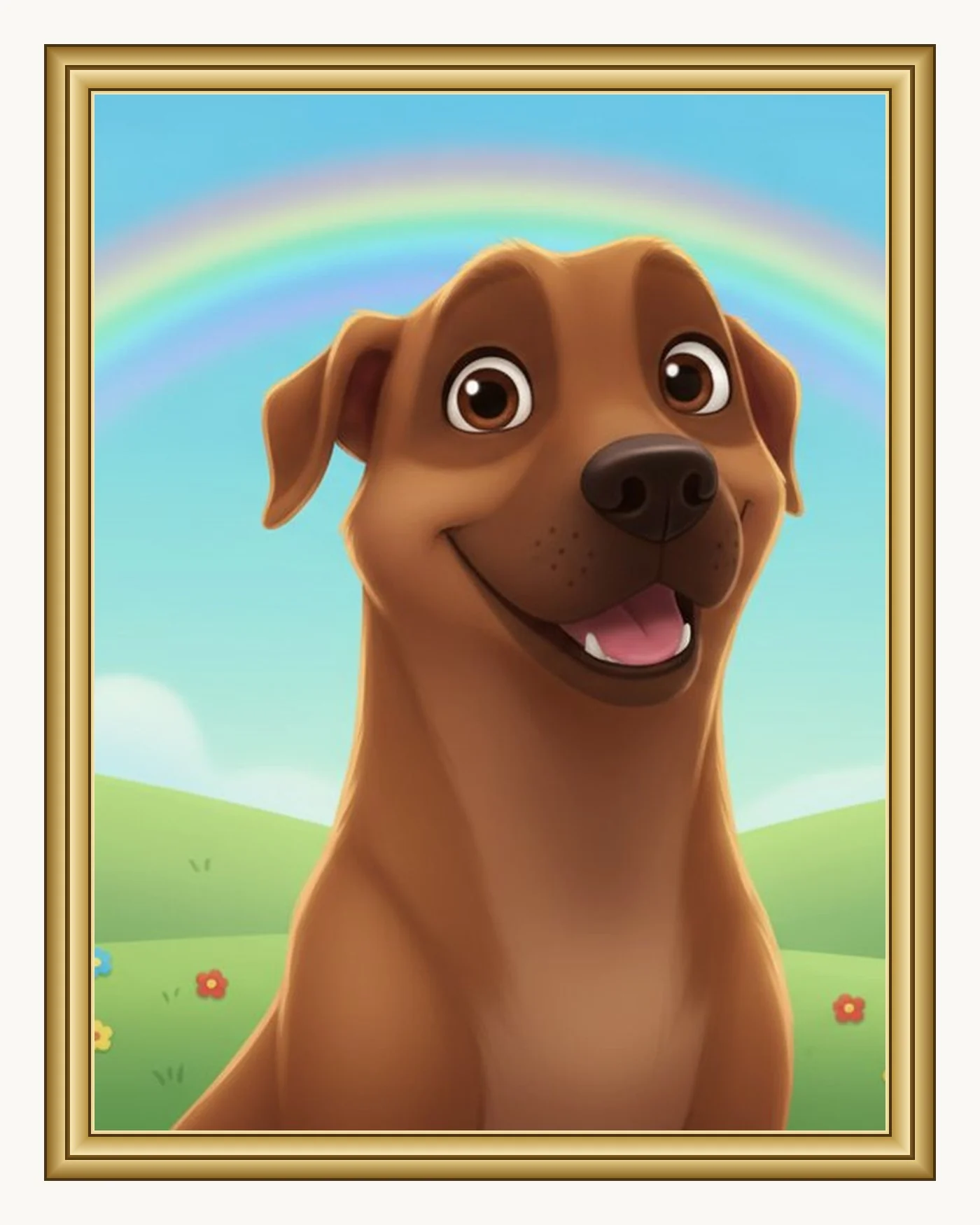Custom Cartoon Pet Portrait