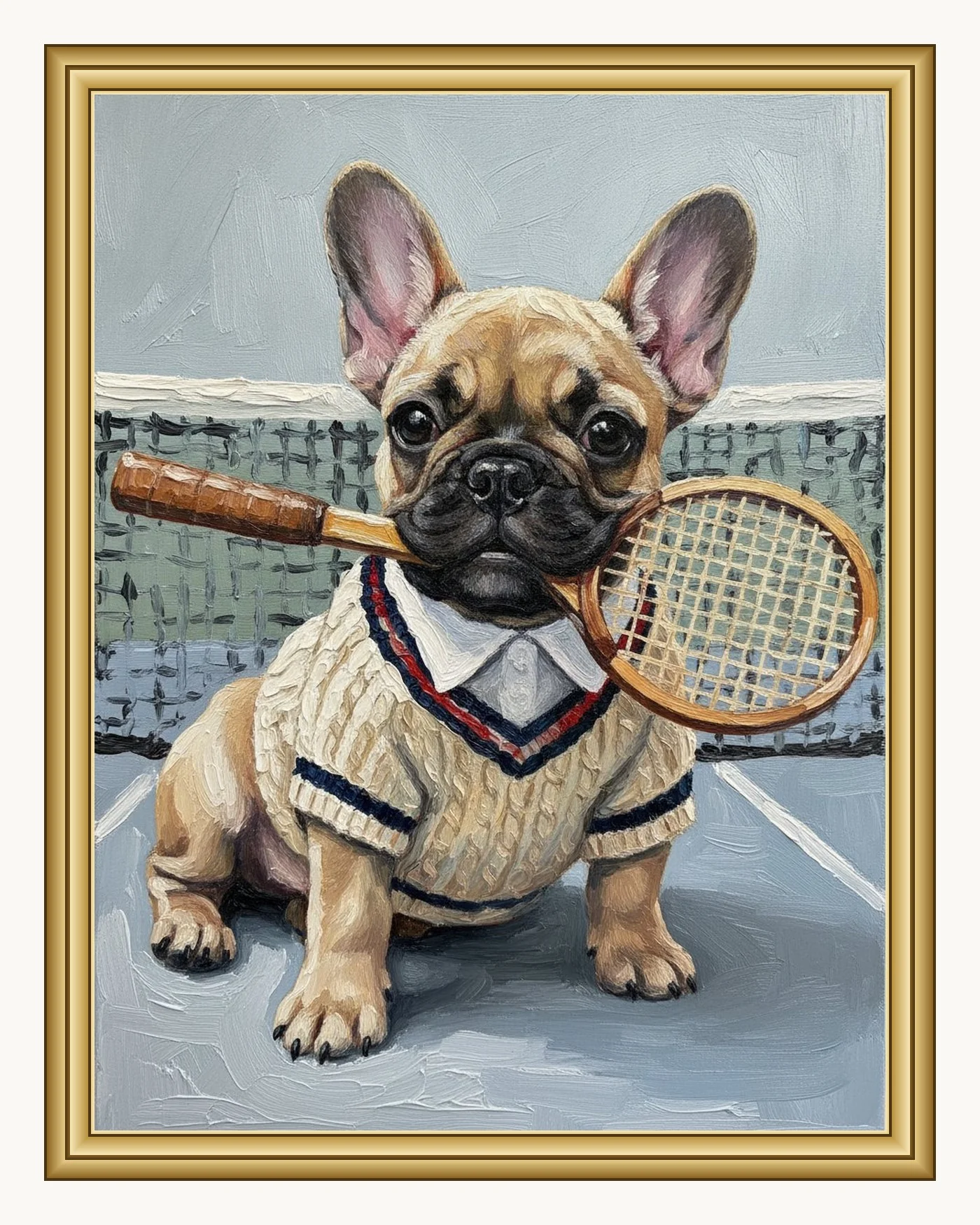 Custom Game Day Pet Portrait